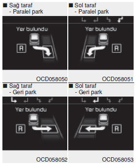 Sistem nasıl çalışır? (Park etme modu) 